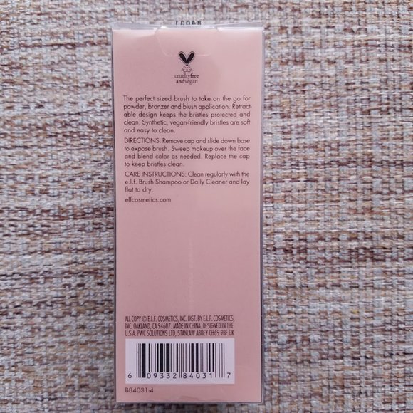 💋 4 for $12 ELF Retractable Kabuki Brush e.l.f. #84021, New, Unopened - Picture 5 of 8
